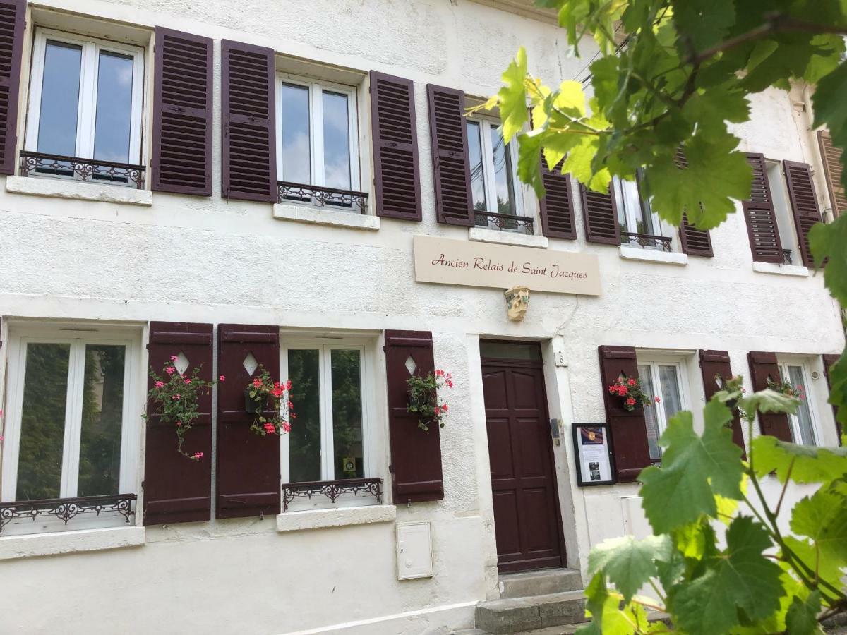Gite Ancien Relais De Saint-Jacques La Roche-Guyon Dış mekan fotoğraf